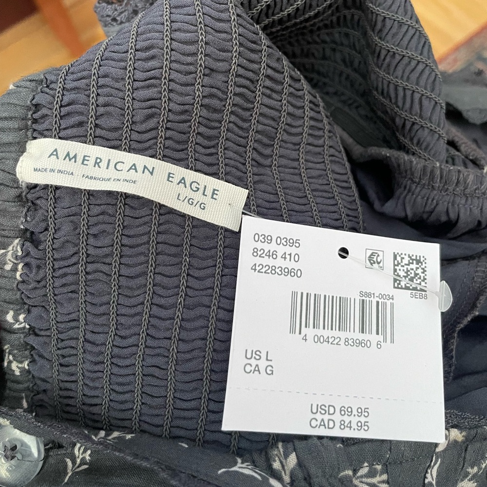 American Eagle Outfitters Black Floral Maxi Dress - Picture 3 of 3